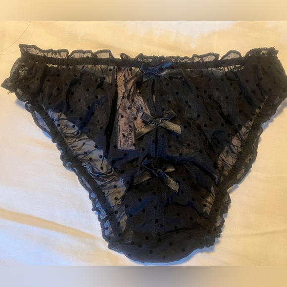 XS Bundle of Four Victoria Secret Panties -New with Tags (Black) - Picture 11 of 11
